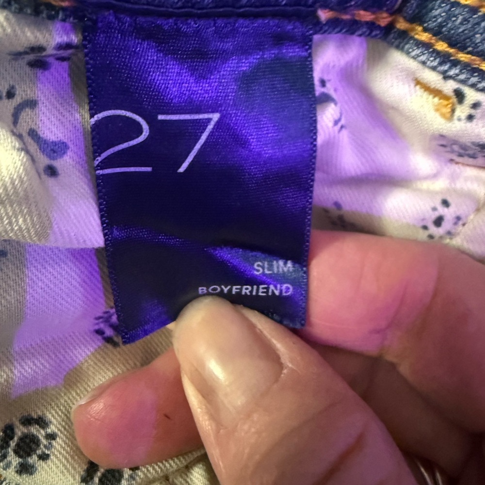 Anthropology Patchwork Blue Jeans - Picture 5 of 5